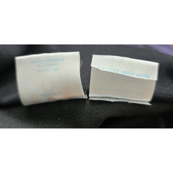 Vintage USA Olympics Track Jacket Mens Size XL JC Penney Black Red Full Zip - Picture 10 of 11